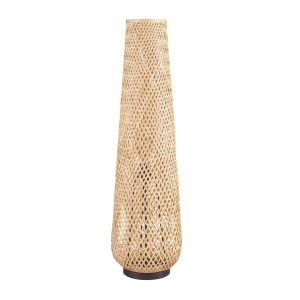 Sanico Goldlux lampa podłogowa ZANZIBAR 1xE27 naturalna beżowa w stylu boho IP20 - 330130