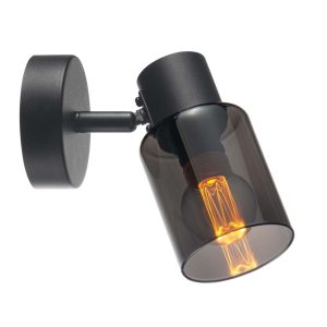 Sanico Goldlux oprawa ścienno sufitowa REBECCA 1xE14 czarna IP20 - 331519