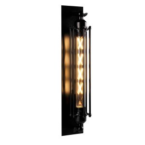 Kinkiet ścienny VINTAGE Sanico Goldlux E27 T30 czarny IP20 - 337078