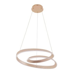Lampa wisząca GLOW Sanico Goldlux LED 75W 4000K złota IP20 - 338044