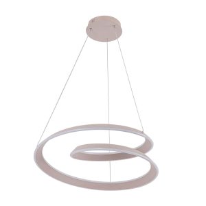 Lampa wisząca CASHMERE TWIST Sanico Goldlux LED 75W 4000K biała IP20 - 338167
