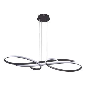 Lampa wisząca VIOLIN Sanico Goldlux LED 40W 4000K czarna IP20 - 338198