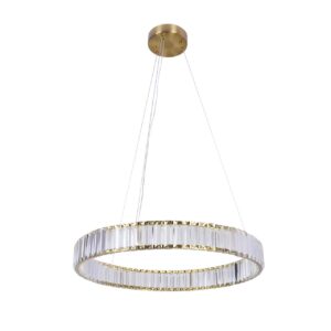 Lampa wisząca CRISTALIA Sanico Goldlux LED 29W złota IP20 - 338259