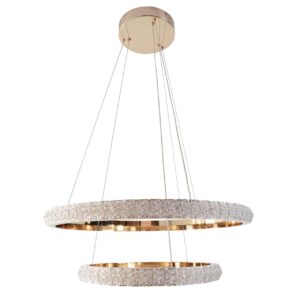 Lampa wisząca Goldlux CELESTIA 2 LED 55W złota - 338297