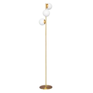 Lampa podłogowa Goldlux BIANCA 3xE14 162,5cm biało-złota – 341662