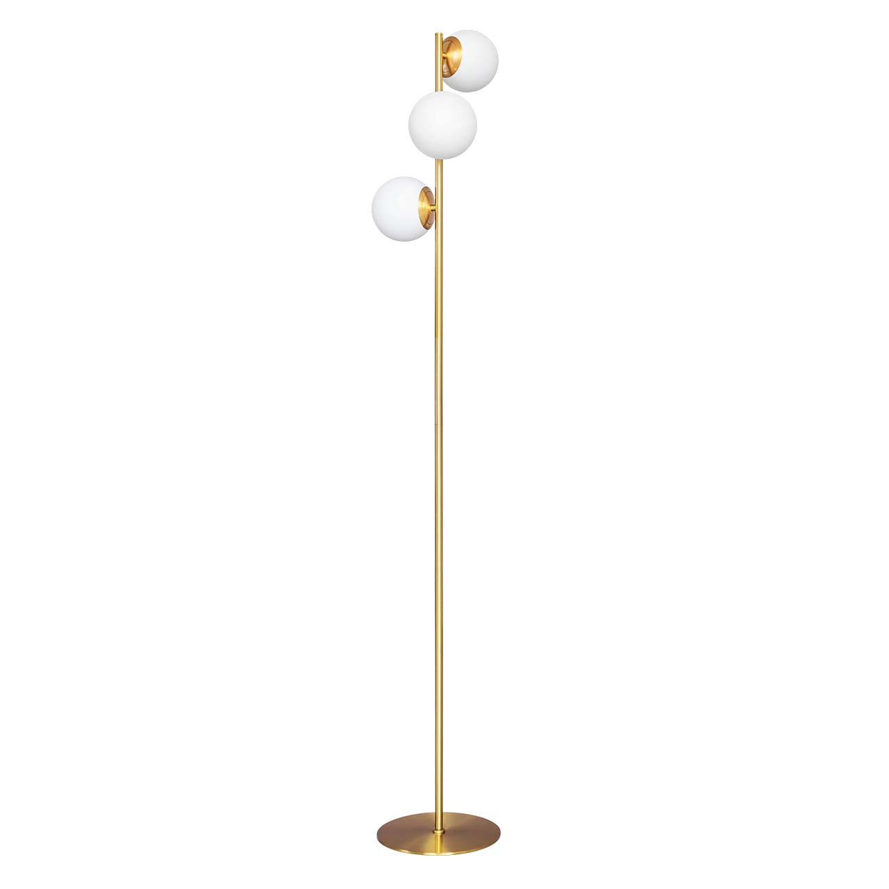Lampa podłogowa Goldlux BIANCA 1xE14 162,5cm biało-złota – 341662