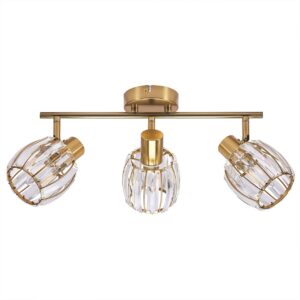 Lampa ścienno-sufitowa Goldlux ALANYA 3xE14 złota - 344052
